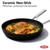 imageOXO Professional 10quot Frying Pan Skillet Hard Anodized Ceramic Nonstick Cookware PFASFree Induction Suitable Stainless Steel Handles Diamond Reinforced Coating Dishwasher Safe Oven Safe Black12 Frying Pan Skillet