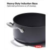 imageOXO Professional 3QT Saute Pan Jumbo Cooker with Lid Hard Anodized Ceramic Nonstick Cookware PFASFree Stainless Steel Induction Suitable Diamond Reinforced Coating Dishwasher and Oven Safe BlackBlack