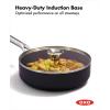 imageOXO Professional 3QT Saute Pan Jumbo Cooker with Lid Hard Anodized Ceramic Nonstick Cookware PFASFree Stainless Steel Induction Suitable Diamond Reinforced Coating Dishwasher and Oven Safe BlackBlack