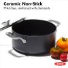 imageOXO Professional 3QT Saute Pan Jumbo Cooker with Lid Hard Anodized Ceramic Nonstick Cookware PFASFree Stainless Steel Induction Suitable Diamond Reinforced Coating Dishwasher and Oven Safe BlackBlack