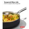 imageOXO Professional 3QT Saute Pan Jumbo Cooker with Lid Hard Anodized Ceramic Nonstick Cookware PFASFree Stainless Steel Induction Suitable Diamond Reinforced Coating Dishwasher and Oven Safe BlackBlack