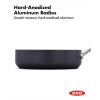 imageOXO Professional 3QT Saute Pan Jumbo Cooker with Lid Hard Anodized Ceramic Nonstick Cookware PFASFree Stainless Steel Induction Suitable Diamond Reinforced Coating Dishwasher and Oven Safe BlackBlack