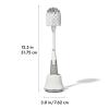 imageOXO Tot Bottle Brush with Nipple Cleaner and Stand GrayGray