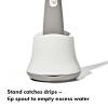 imageOXO Tot Bottle Brush with Nipple Cleaner and Stand GrayGray