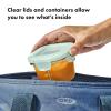 imageOXO Tot Glass Baby Blocks Food Storage Containers 4 oz  OpalOpal