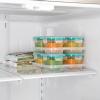 imageOXO Tot Glass Baby Blocks Food Storage Containers 4 oz  OpalTeal