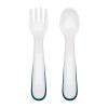 imageOXO Tot On The Go Fork ampamp Spoon Training Set with Travel Case  NavyNavy