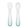 imageOXO Tot On The Go Fork ampamp Spoon Training Set with Travel Case  NavyTeal