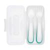 imageOXO Tot On The Go Fork ampamp Spoon Training Set with Travel Case  NavyTeal
