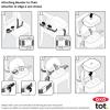imageOXO Tot Perch Booster Seat with Straps  BlossomGray