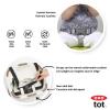 imageOXO Tot Perch Booster Seat with Straps  BlossomGray