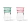 imageOXO Tot Transitions 360 Cup 9 Oz  Opal and Blossom  2 pack9 ounces