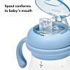 imageOXO Tot Transitions Soft Spout Sippy Cup with Removable Handles Teal 6 OunceDusk