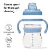 imageOXO Tot Transitions Soft Spout Sippy Cup with Removable Handles Teal 6 OunceDusk