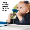 imageOXO Tot Transitions Soft Spout Sippy Cup with Removable Handles Teal 6 OunceNavy