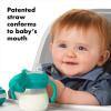 imageOXO Tot Transitions Soft Spout Sippy Cup with Removable Handles Teal 6 OunceTeal