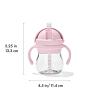 imageOXO Tot Transitions Straw Cup with Removable Handles  6 oz  BlossomBlossom