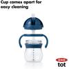 imageOXO Tot Transitions Straw Cup with Removable Handles  6 oz  BlossomNavy