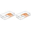 imageOXO Good Grips Fridge Organization Bin 8 in x 14 in  for Cheese Meat Fish and More8 in x 14 in Pack of 2