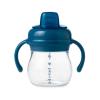 imageOXO Tot Transitions Soft Spout Sippy Cup with Removable Handles Teal 6 OunceNavy