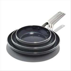 imageOXO Good Grips Hard Anodized PFOAFree Nonstick 12quot Frying Pan Skillet with Lid BlackBlack