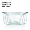 imageOXO Good Grips 1 Cup Smart Seal Airtight Glass Round Food Storage Container1 Count Pack of 2