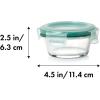 imageOXO Good Grips 1 Cup Smart Seal Airtight Glass Round Food Storage Container1 Cup