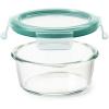imageOXO Good Grips 1 Cup Smart Seal Airtight Glass Round Food Storage Container2 Cup