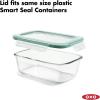 imageOXO Good Grips 35 Cup Smart Seal Airtight Glass Rectangle Food Storage ContainerGlass