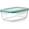 imageOXO Good Grips 35 Cup Smart Seal Airtight Glass Rectangle Food Storage ContainerGlass