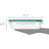 imageOXO Good Grips 35 Cup Smart Seal Airtight Glass Rectangle Food Storage ContainerPlastic