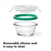imageOXO Good Grips 8 Piece Prep Serve and Store Smart Seal Glass Food Storage Set8Piece