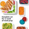 imageOXO Good Grips Prep ampamp Go 20 Piece Meal Prep SetTeal