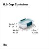 imageOXO Good Grips Prep ampamp Go Container with Colander06 Cup Containers  2 Pack