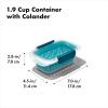 imageOXO Good Grips Prep ampamp Go Container with Colander19 Cup Container with Colander