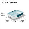 imageOXO Good Grips Prep ampamp Go Container with Colander41 Cup Divided Container