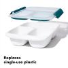 imageOXO Good Grips Prep ampamp Go Container with Colander41 Cup Divided Container