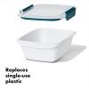 imageOXO Good Grips Prep ampamp Go Container with Colander43 Cup Sandwich Container