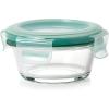 imageOXO Good Grips 1 Cup Smart Seal Airtight Glass Round Food Storage Container1 Cup