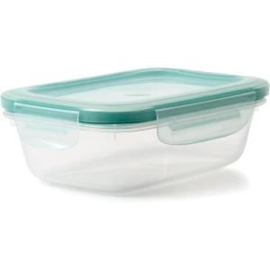 imageOXO Good Grips 35 Cup Smart Seal Airtight Glass Rectangle Food Storage ContainerPlastic