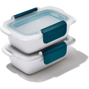 imageOXO Good Grips Prep ampamp Go Container with Colander06 Cup Containers  2 Pack