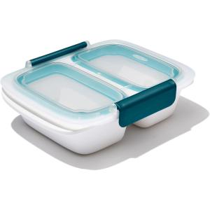imageOXO Good Grips Prep ampamp Go Container with Colander2 Cup Divided Container