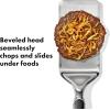 imageOXO Good Grips Large Griddle Turner  Durable Stainless Steel Griddle Turner with Beveled Head and Nonslip Grip for Indoor or Outdoor Griddle Griddle Accessories BBQ Accessories