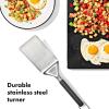 imageOXO Good Grips Large Griddle Turner  Durable Stainless Steel Griddle Turner with Beveled Head and Nonslip Grip for Indoor or Outdoor Griddle Griddle Accessories BBQ Accessories