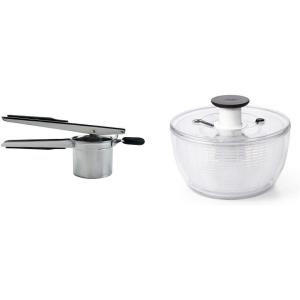 imageOXO Good Grips Stainless Steel Potato RicerSilver  NonAdjustable