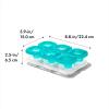 imageOXO Tot Silicone Baby Blocks m 2 oz  Teal1 Count Pack of 1