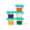imageOXO Tot Silicone Baby Blocks m 2 oz  Teal1 Count Pack of 1