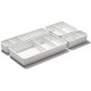 imageOXO Good Grips 4Piece Complete Adjustable Drawer Bin Set with Removable DividersWhite