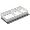 imageOXO Good Grips 4Piece Complete Adjustable Drawer Bin Set with Removable DividersWhite