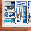 imageOXO Good Grips 4Piece Complete Adjustable Drawer Bin Set with Removable DividersWhite